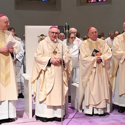 Diözesanbischof Ägidius J. Zsifkovics, Altbischof Paul Iby, Bischof Klaus Küng, Weihbischof Franz Scharl