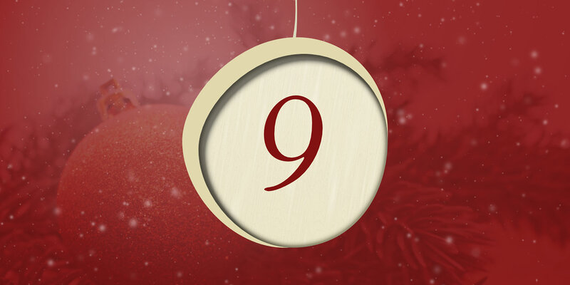 Kugel mit der Zahl 9