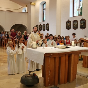 Hl. Messe gefeiert mit Kaplan Andreas Stipsits