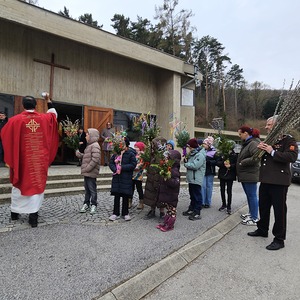 Segnung der Palmbuschen und Palmzweigezweige