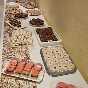 Vorbereitung Buffet Neujahrsempfang 2026