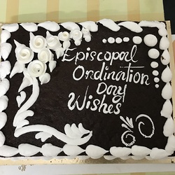 Eine Torte und gute Worte