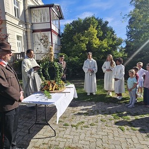 Segnung Erntedankkrone