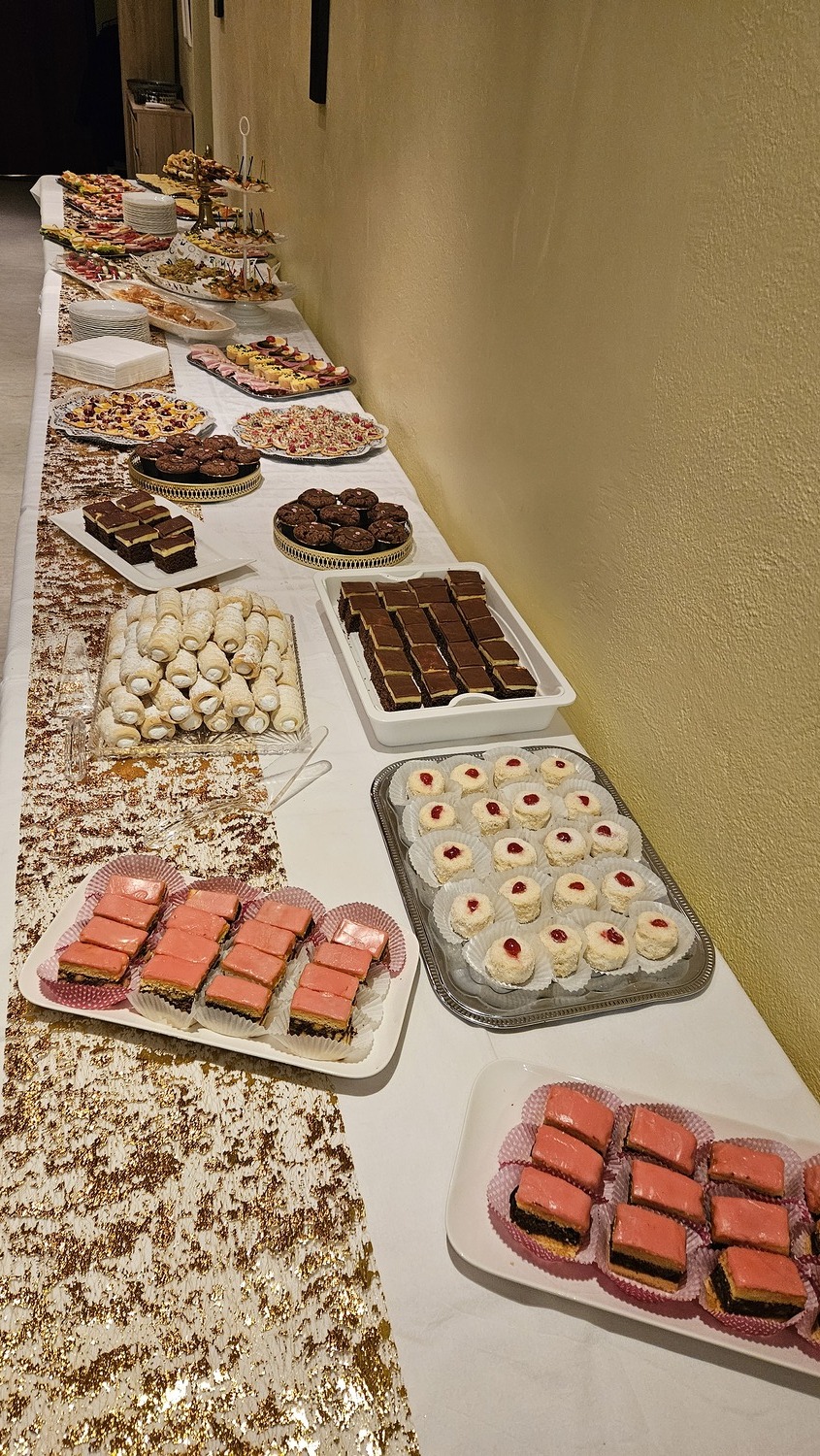 Vorbereitung Buffet Neujahrsempfang 2026