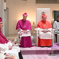 Bischof Ägidius J. Zsifkovics und Kardinal Jean-Claude Kardinal Hollerich