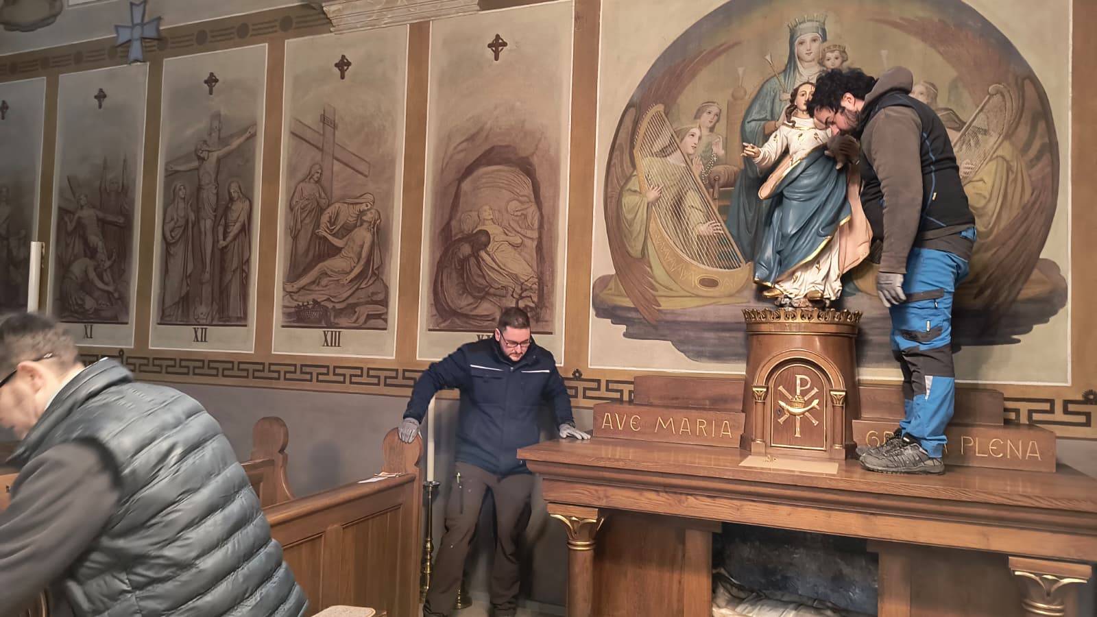 Marienaltar Renovierung / Pfarre St. Michael