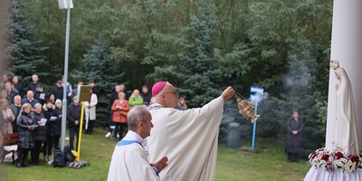 Bischof Ägidius Zsifkovics in Obisovce