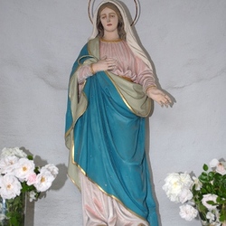 Marienstatue in der Kapelle