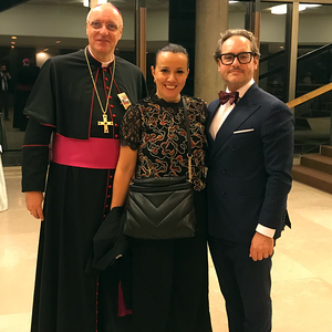 Glücklich über die hochkarätige wissenschaftliche Veranstaltung: Koordinatorin Prof. Dr. Andreja Sršen und die beiden Keynote Speaker des Symposions Bischof Ägidius J. Zsifkovics und Dr. Dominik Orieschnig