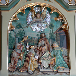 Gloria in excelsis deo - Reliefbild der Heiligen drei Könige