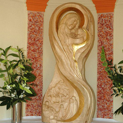 Segnung Marien Statue in Rauchwart