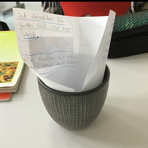 Meine Schale der Dankbarkeit