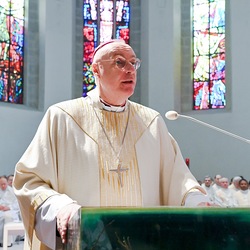 Diözesanbischof Ägidius J. Zsifkovics bei der Predigt.