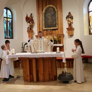 Hl. Messe gefeiert mit Kaplan Andreas Stipsits