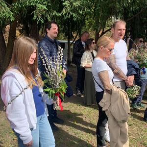 Segnung Palmzweige - Gäste