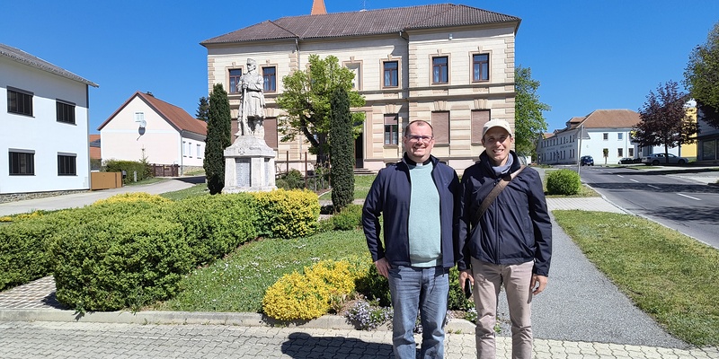 Pfarrer Kurt Aufner u. Umweltbeauftragter Michael Bacher