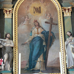 Altarbild in der Kirche Rauchwart