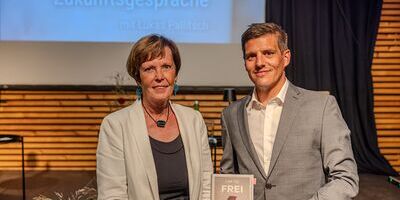 (v.l.n.r.): Univ.-Prof. Dr. Andrea Lehner-Hartmann und Dr. Lukas Pallitsch