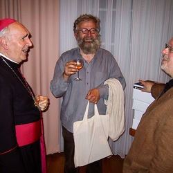 v.l.n.r.: Bischof Paul Iby, Johann Miletis, Bernhard Dobrowsky