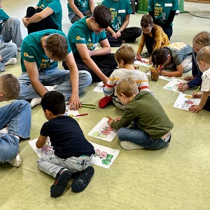 Schüler:innen des Pannoneums Kindergarten Weiden am See