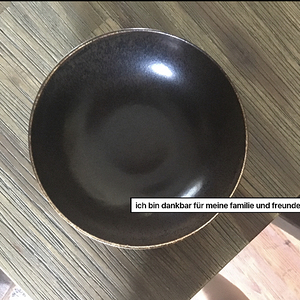 Meine Schale der Dankbarkeit