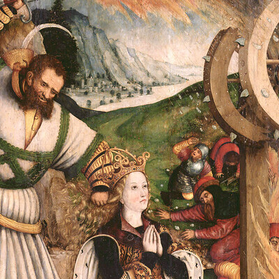 Hans Hesse (nachgewiesen 1506 bis 1539 in Annaberg und Buchholz in Sachsen)Martyrium der Heiligen Katharinaum 1515/20