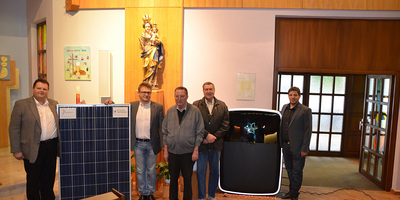 Die geplante Photovoltaikanlage mit Zwischenspeicher für die Kirche Ollersdorf ist österreichweit einmalig.