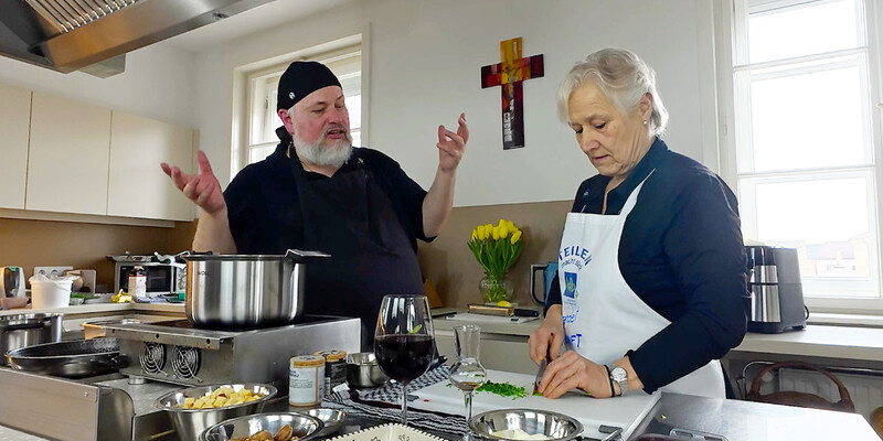 Norbert Filipitsch kocht mit Rosalinde Strommer.