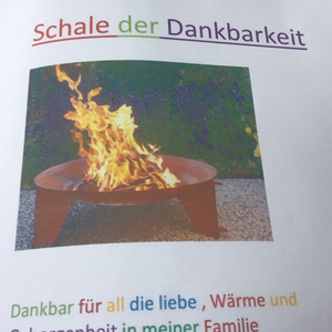 Meine Schale der Dankbarkeit