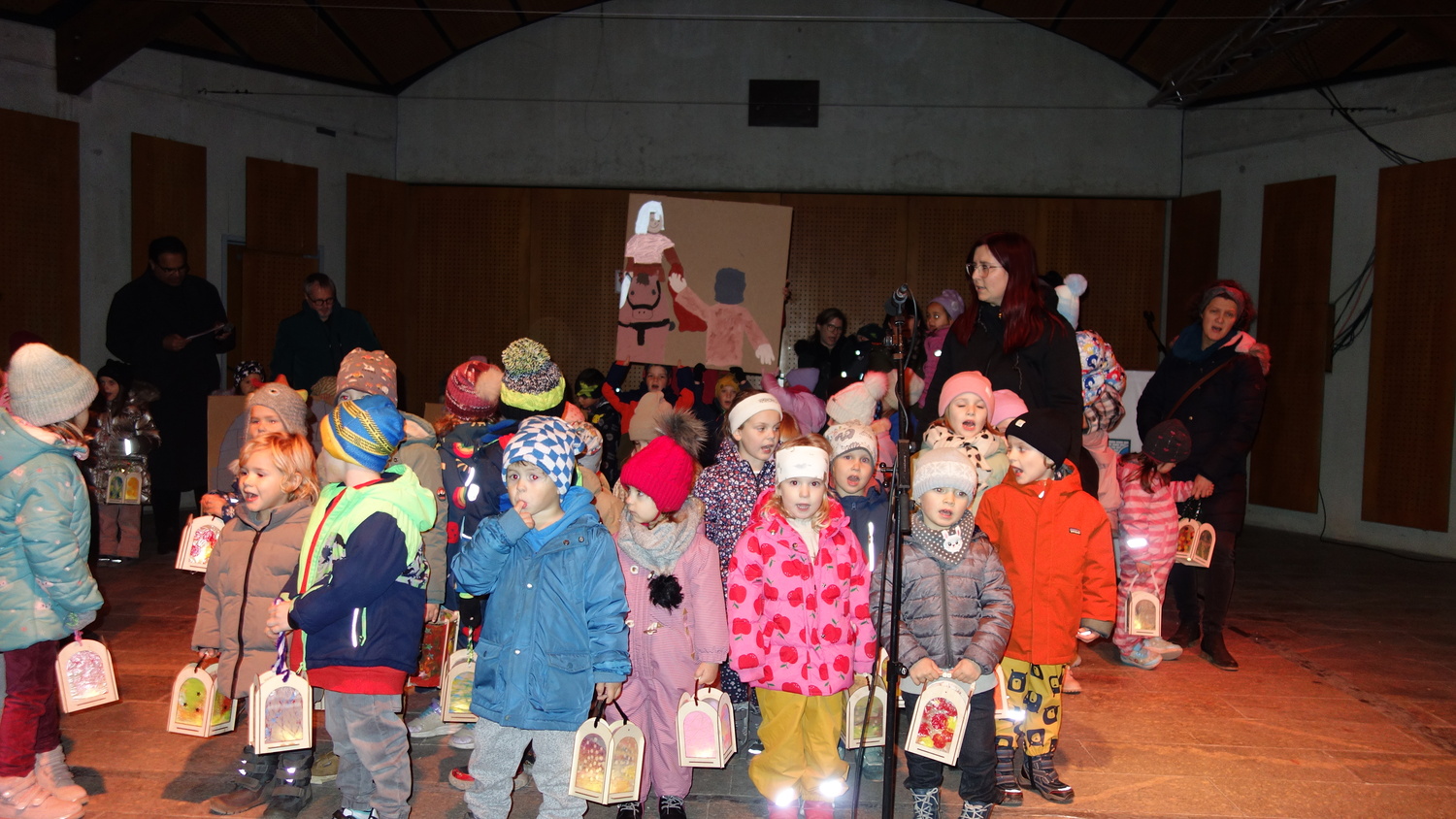 Darstellung der Martinslegende mit Bildern                          