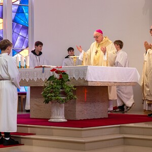 Feierliche Angelobungsmesse der Passionsspiele St. Margarethen am Christkönigssonntag. 
