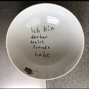 Meine Schale der Dankbarkeit