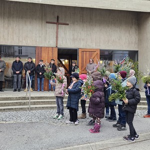 Segnung der Palmbuschen und Palmzweige