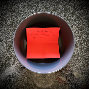 Meine Schale der Dankbarkeit